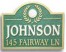 Personalized Address Plaque w/ Ball & Wheat