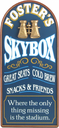 Skybox Sports Plaque Personalized