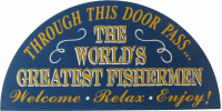 World's Greatest Fishermen Plaque