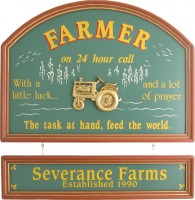 Farmer Gift | Famer Sign | Farmer Plaque