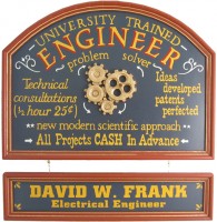 Engineer Gift | Engineer Sign | Engineer Plaque