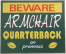 Armchair Quarterback Man Cave Sign