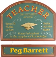 Teacher Sign | Teacher Gift | Custom Plaque