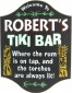 Tiki Bar Pub Sign | Home Bar Signs | Custom Wall Decor