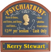 Psychiatrist Sign | Psychiatrist Plaque | Psychiatrist Gift