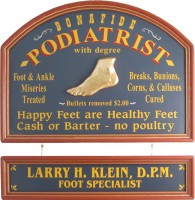 Podiatrist Sign | Podiatrist Gift | Podiatrist Plaque