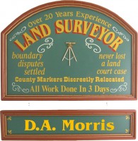 Surveyor Gift | Surveyor Sign | Custom Plaque