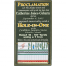 Hole-In-One Proclamation Plaque