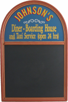 Custom Diner & Boarding House Chalkboard