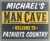 Personalized Man Cave Sign for Your Team