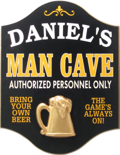 Man Cave Plaque - Personalized