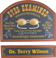 Optometrist Office Sign | Optometrist Gift