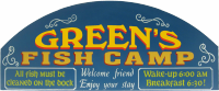 Large Personalized Fishing Sign