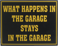 Man Cave Garage Sign | Garage Wall Decor