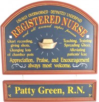 Registered Nurse Gift Sign | Nurse Custom Sign | Medical Office Gifts