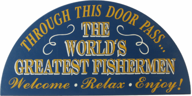 World's Greatest Fishermen Plaque