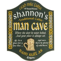 Irish Man Cave Sign Personalized