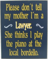 Lawyer Sign | Law Office Sign | Lawyer Gift