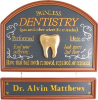Dentist Sign | Dentist Gift Plaque | Office Decor