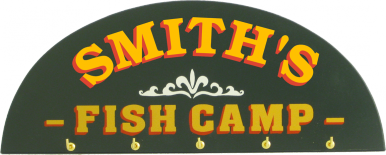 Fish Camp Key Rack