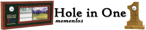 Your Source for Hole in One Awards and Plaques Hole in One Awards