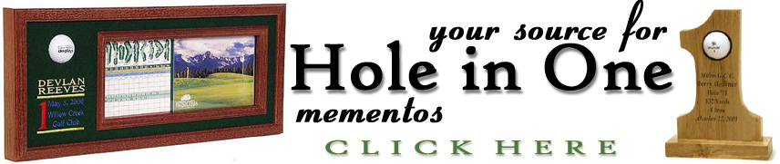 Hole In One Mementos