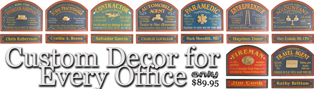 Custom Office Plaques Custom Office Decor Signs