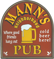 Personalized Pub Sign