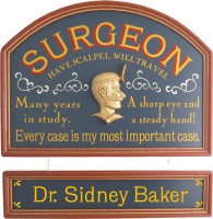 Surgeon Sign | Surgeon Gift | Doctor Gift