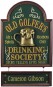 Personalized Golfer's Drinking Plaque