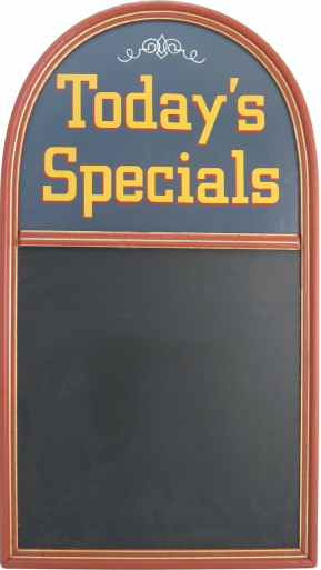 Today's Specials Chalkboard