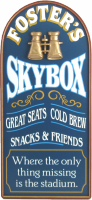 Skybox Sports Plaque Personalized