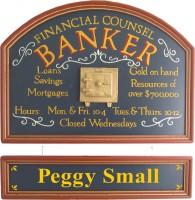 Banker Gift | Banker Sign | Banking Sign