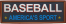 Baseball America's Sport Plaque