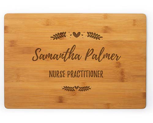 Nurse Appreciation Cutting Board