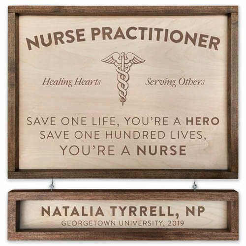 Personalized Nurse Graduation Sign