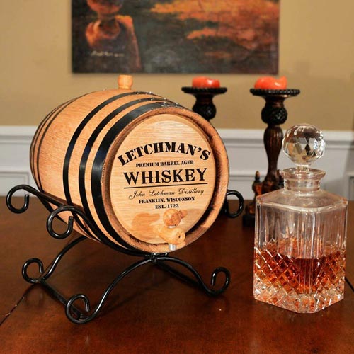 Personalized Whiskey Barrel